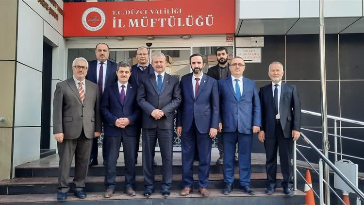 TDV GENEL MÜDÜR YARDIMCISI BALKAN'DAN DÜZCE MÜFTÜLÜĞÜNE ZİYARET