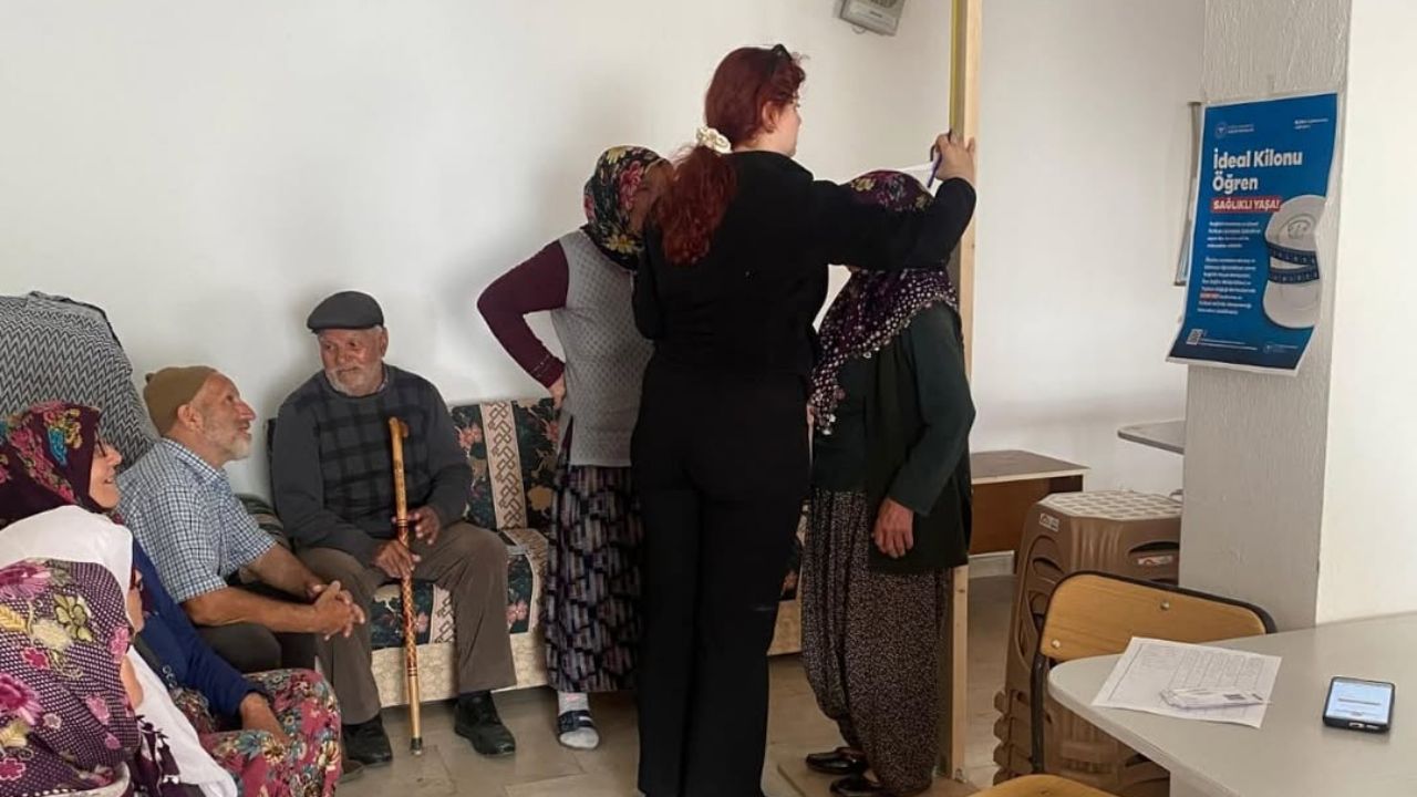 YIĞILC'DA ''İDEAL KİLONU ÖĞREN, SAĞLIKLI YAŞA'' KAMPANYASI DEVAM EDİYOR