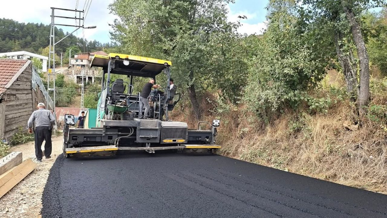 Yığılca'da 5,2 Kilometrelik Sıcak Asfalt Çalışması Tamamlandı