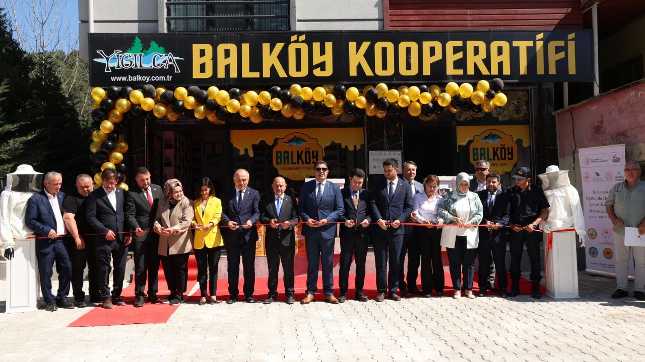 YIĞILCA'DA BAL DOLUM TESİSİ VE SATIŞ MAĞAZASI AÇILDI